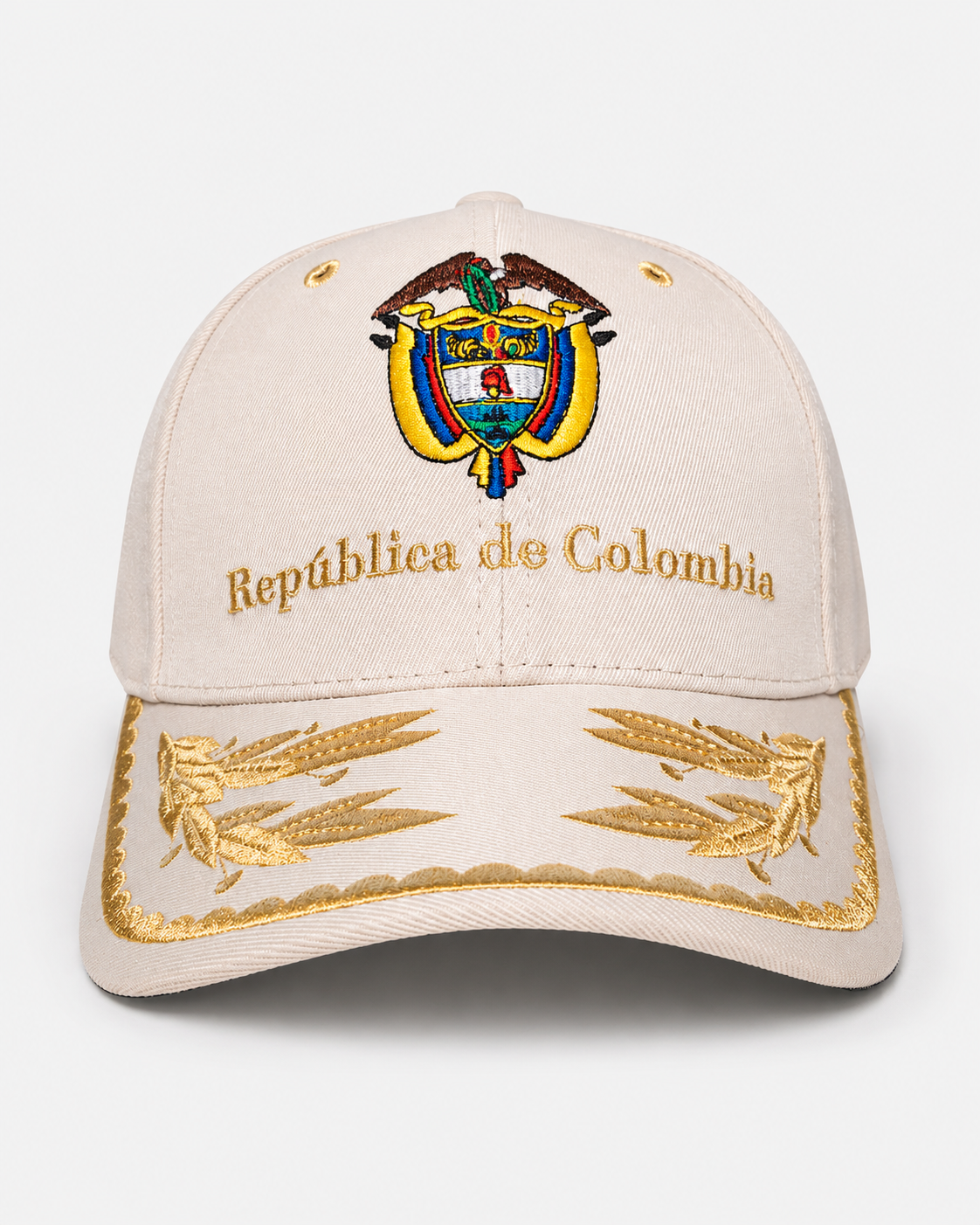 Gorra República de Colombia – Escudo Nacional Bordado